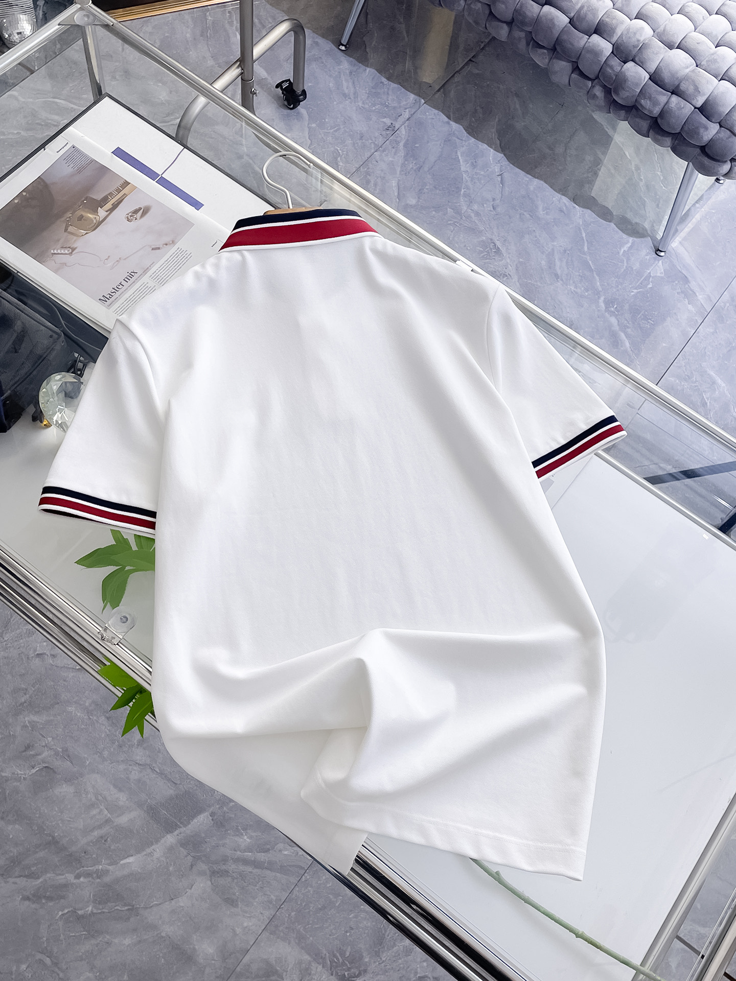 톰브라운 반팔 라펠 티셔츠 폴로