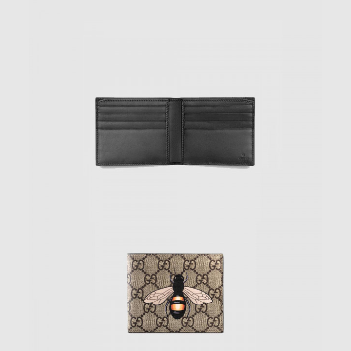 구찌 비(BEE) GG 수프림 반지갑 ‎451268