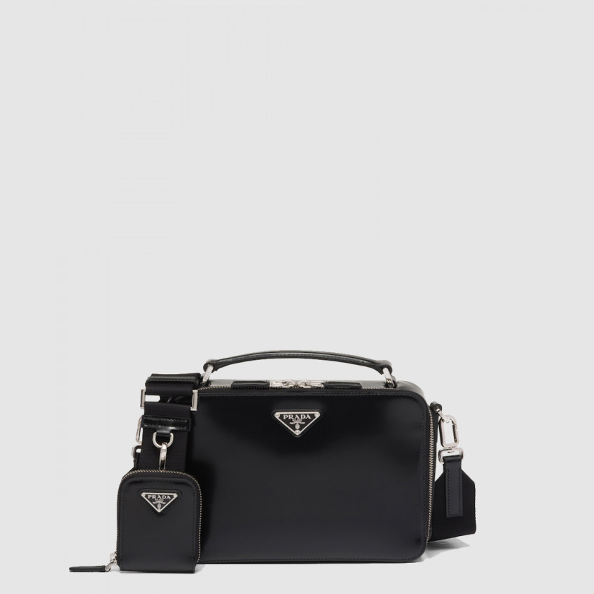 프라다 브리크 브러시드 레더백 2VH069