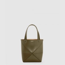 로에베 미니 퍼즐 폴드 토트 - 샤이니 카프스킨