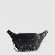 발렌시아가 미디엄 벨트백 블랙 742014