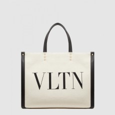 VLTN 캔버스 쇼퍼백