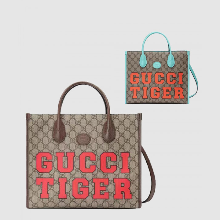 구찌 타이거 GG 스몰 토트백 659983