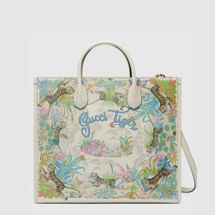 구찌 타이거 미듐 토트백 687827