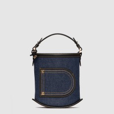 델보 핀 캔버스 토트백