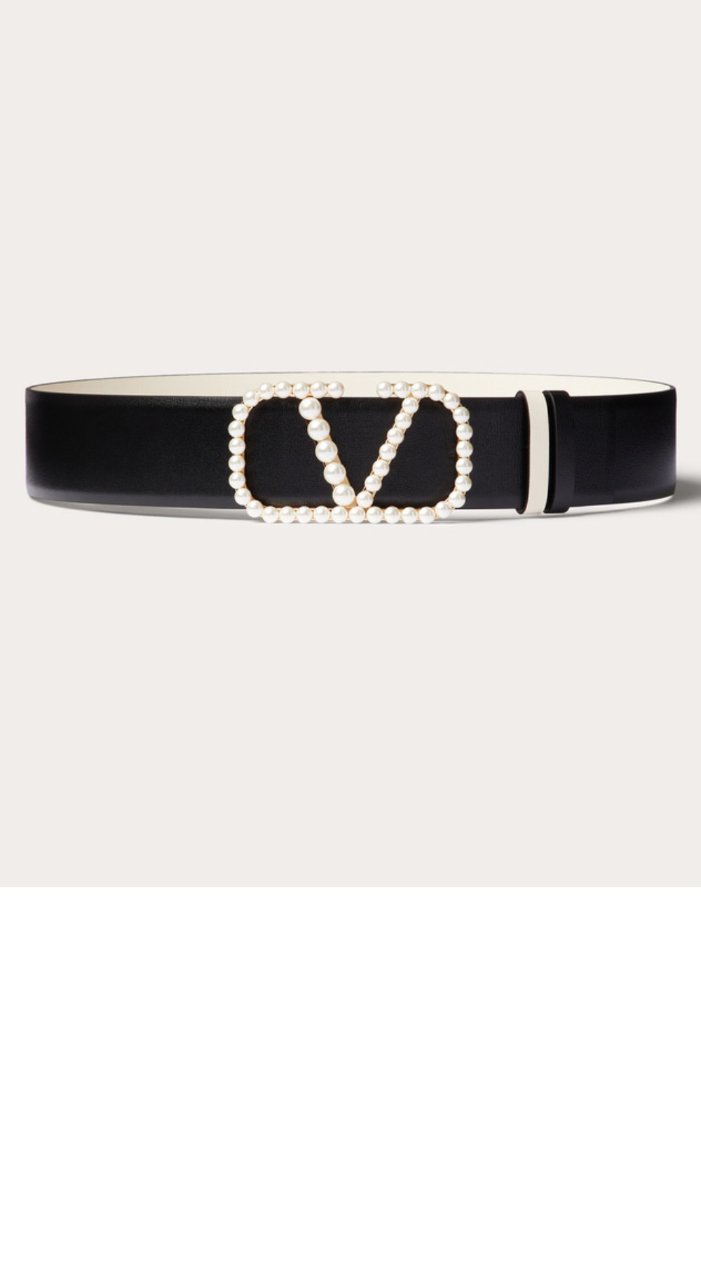 미러급레플리카사이트 | 세계명품레플리카 전문 쇼핑몰  | 레플모아 - 진주 광택이 있는 송아지 가죽 벨트 &gt; 발렌티노