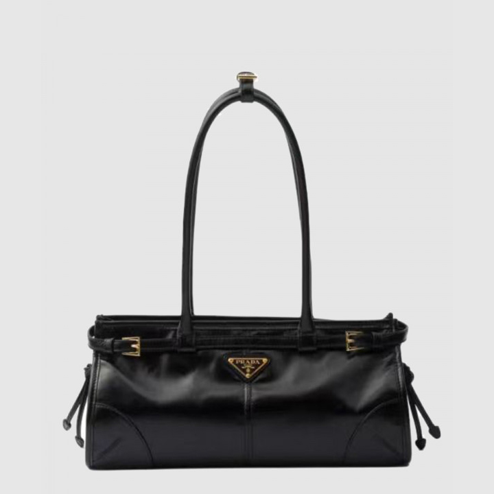 프라다 미디엄 가죽 핸드백 1BA426