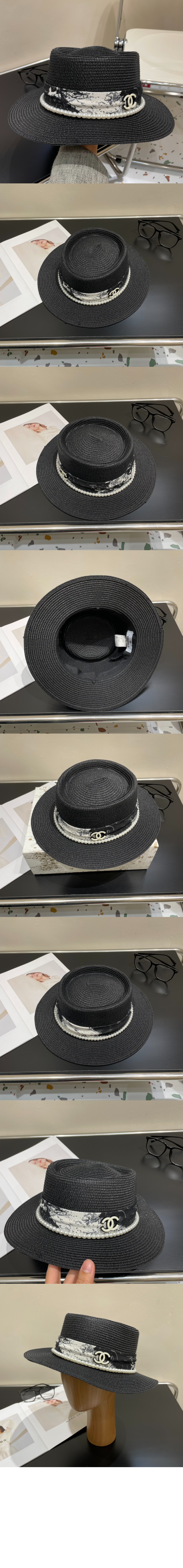 미러급레플리카사이트 | 세계명품레플리카 전문 쇼핑몰  | 레플모아 - 선캡 밀짚모자 AA6342 > 샤넬