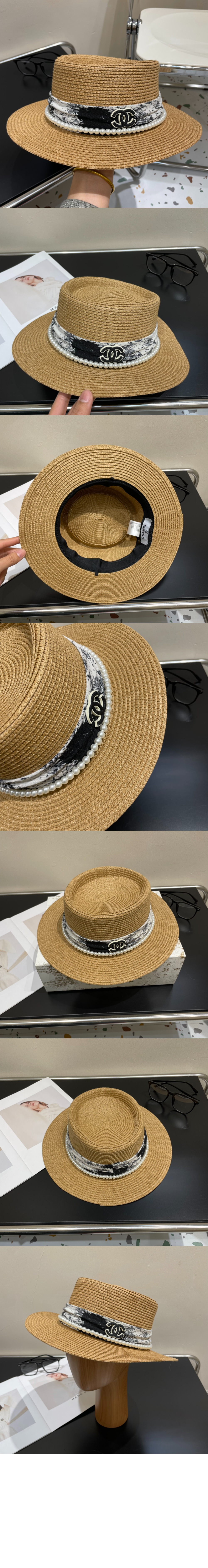 미러급레플리카사이트 | 세계명품레플리카 전문 쇼핑몰  | 레플모아 - 선캡 밀짚모자 AA6342 > 샤넬