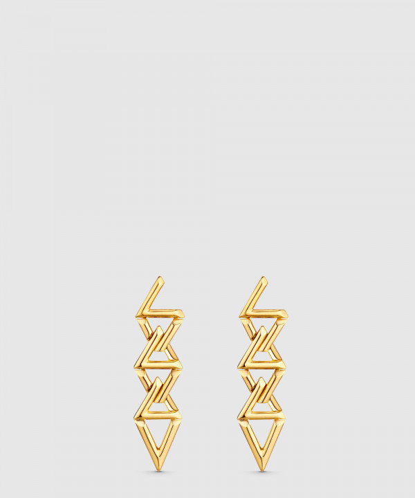 LV 볼트 커브 귀걸이 Q96971