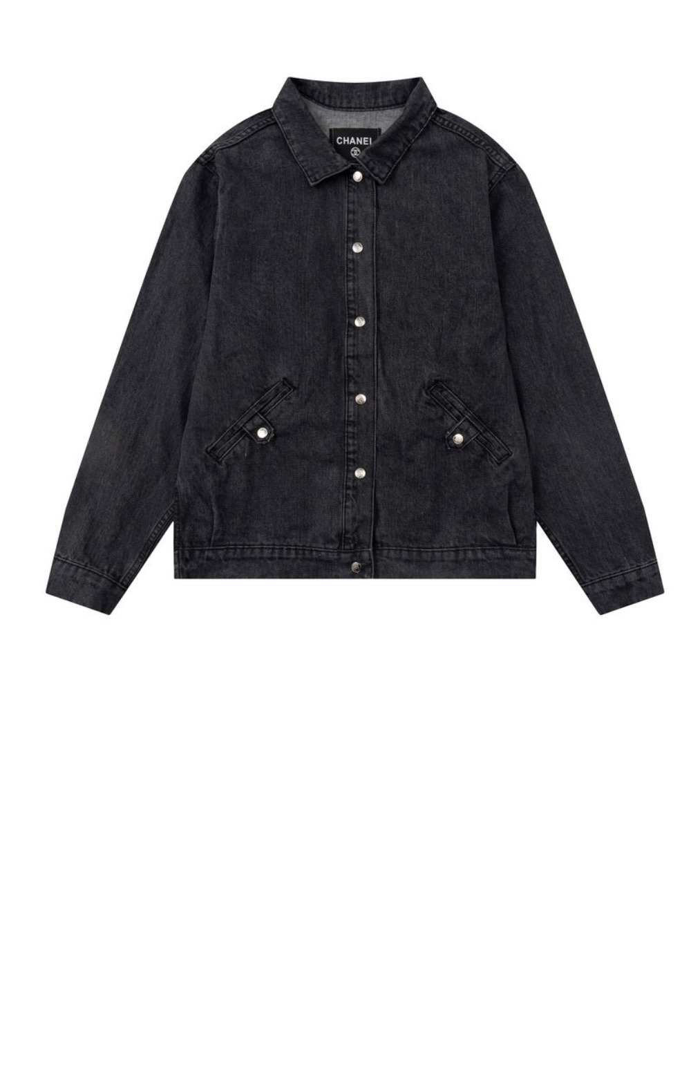 미러급레플리카사이트 | 세계명품레플리카 전문 쇼핑몰  | 레플모아 - 로고 프린트 쇼트 코트 > 샤넬