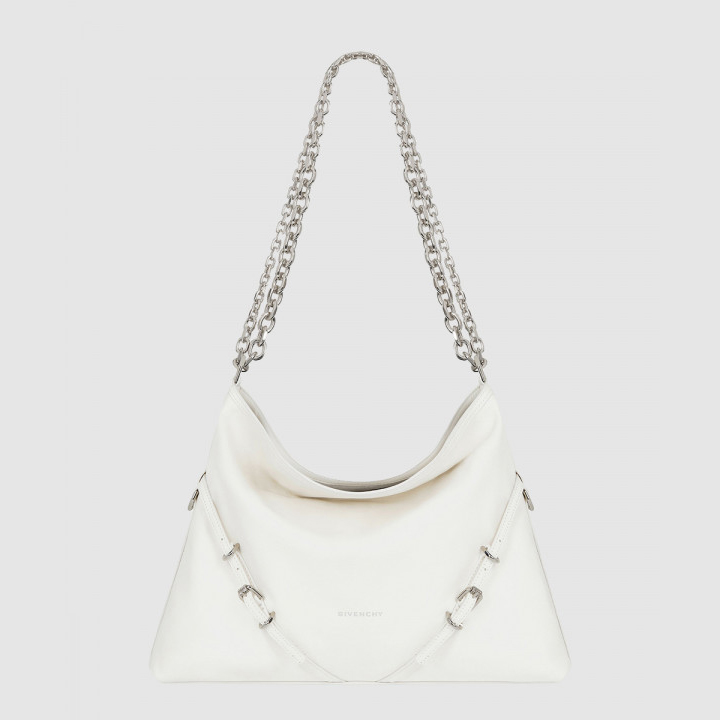 지방시 Voyou Chain 가죽 미디엄백