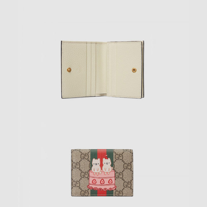 애니멀 프린트 카드지갑 736784