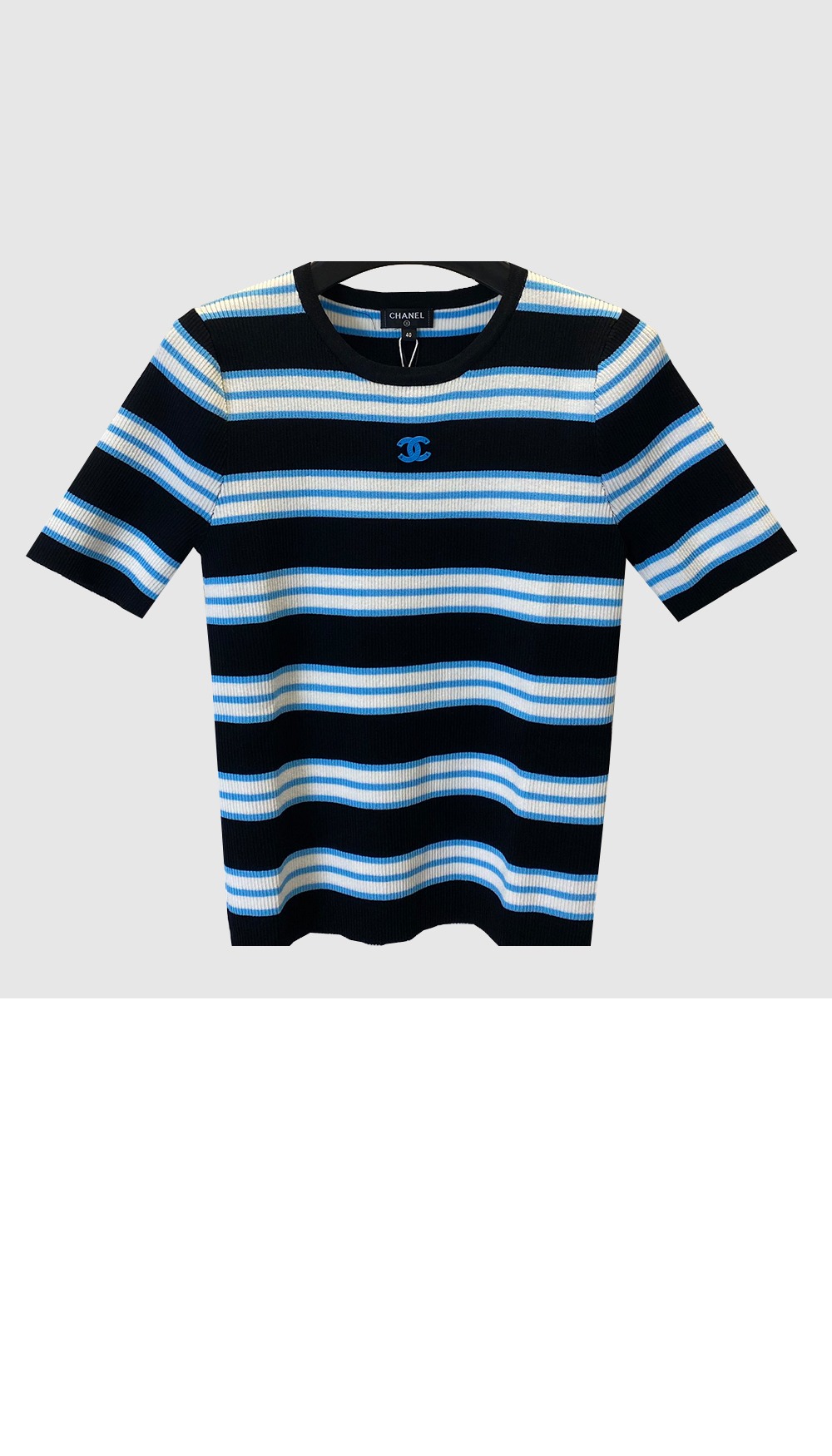 미러급레플리카사이트 | 세계명품레플리카 전문 쇼핑몰  | 레플모아 - 프린트 니트 톱 > 샤넬