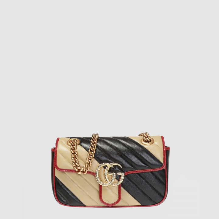 구찌 GG 마몬트 스몰 마틀라세 숄더백 443497