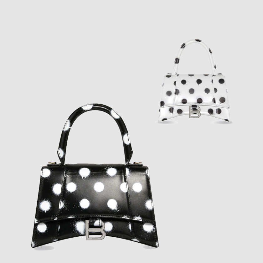 발렌시아가 모래시계 핸드백 593546