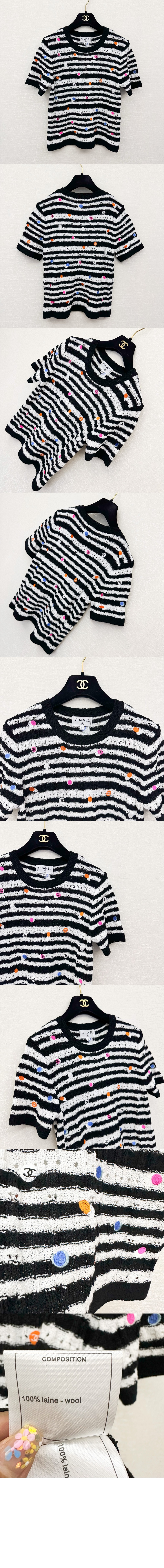 미러급레플리카사이트 | 세계명품레플리카 전문 쇼핑몰  | 레플모아 - 프린트 니트 톱 > 샤넬