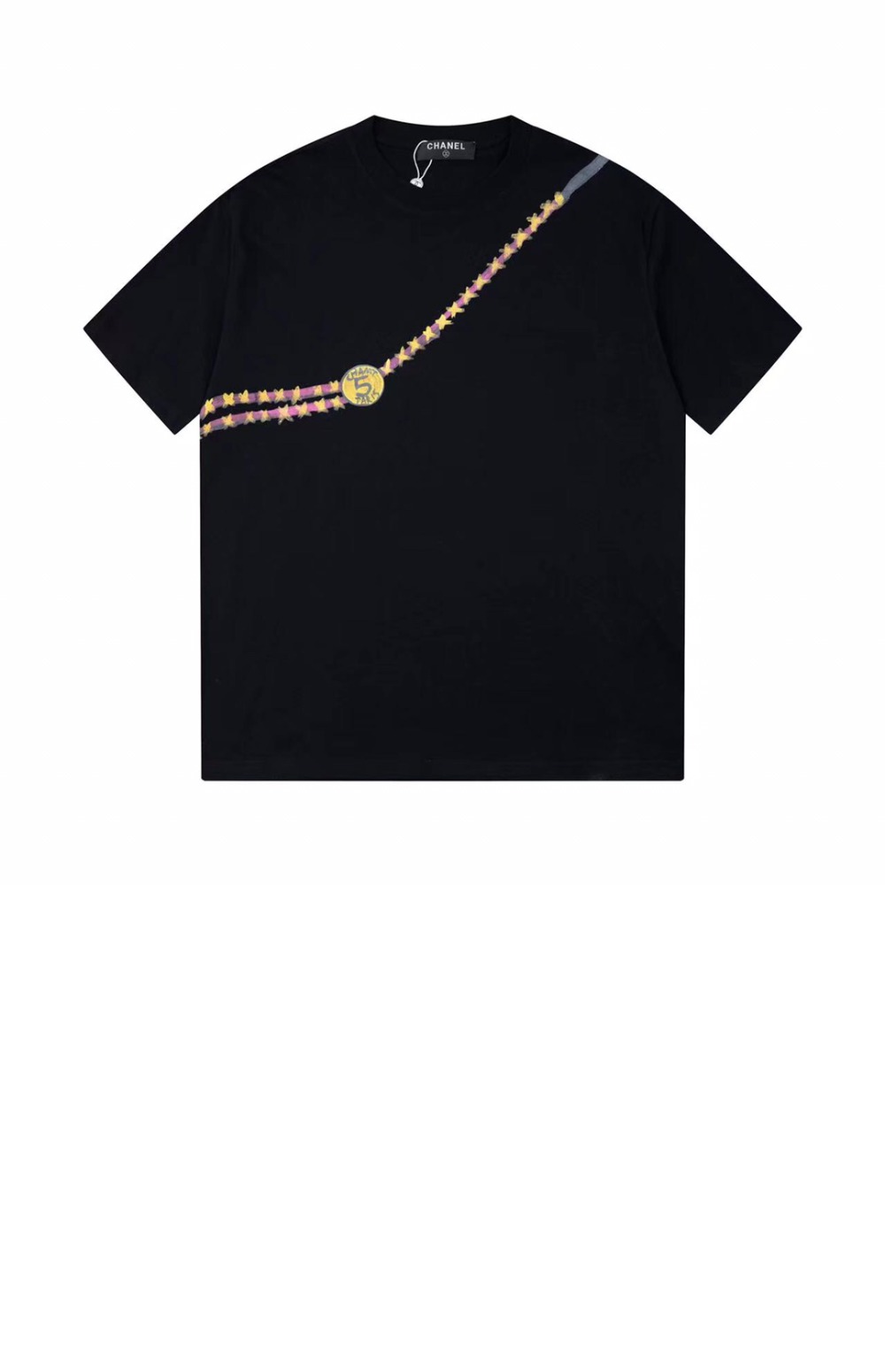 미러급레플리카사이트 | 세계명품레플리카 전문 쇼핑몰  | 레플모아 - 로고 프린트 반팔 > 샤넬