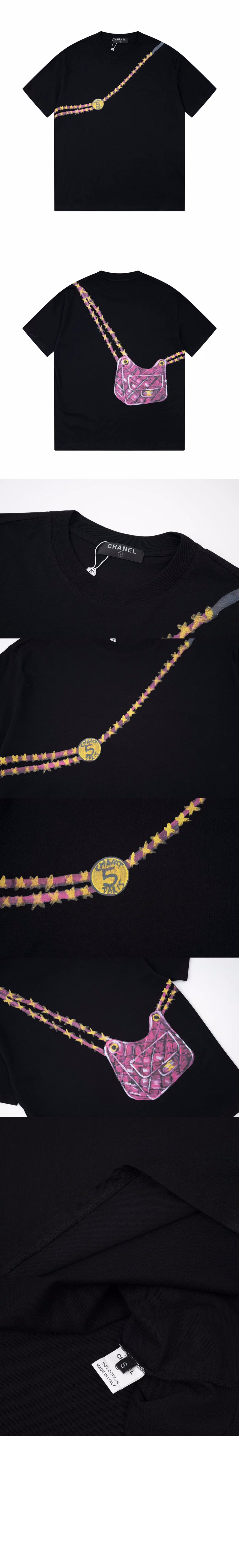 미러급레플리카사이트 | 세계명품레플리카 전문 쇼핑몰  | 레플모아 - 로고 프린트 반팔 > 샤넬