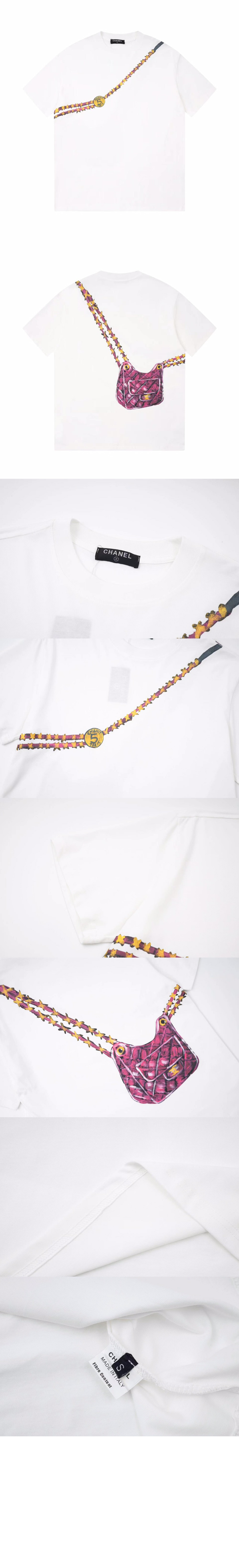 미러급레플리카사이트 | 세계명품레플리카 전문 쇼핑몰  | 레플모아 - 로고 프린트 반팔 > 샤넬