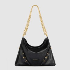 지방시 Voyou Chain 가죽 미디엄백