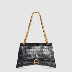 발렌시아가 크로커 엠보 체인백 716393