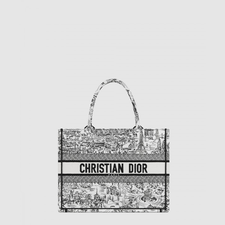 디올 북 토트백 미듐 M1296