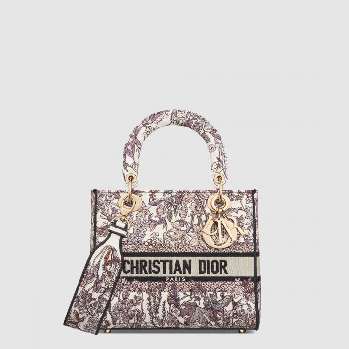 디올 레이디백 디라이트 미듐 M0565