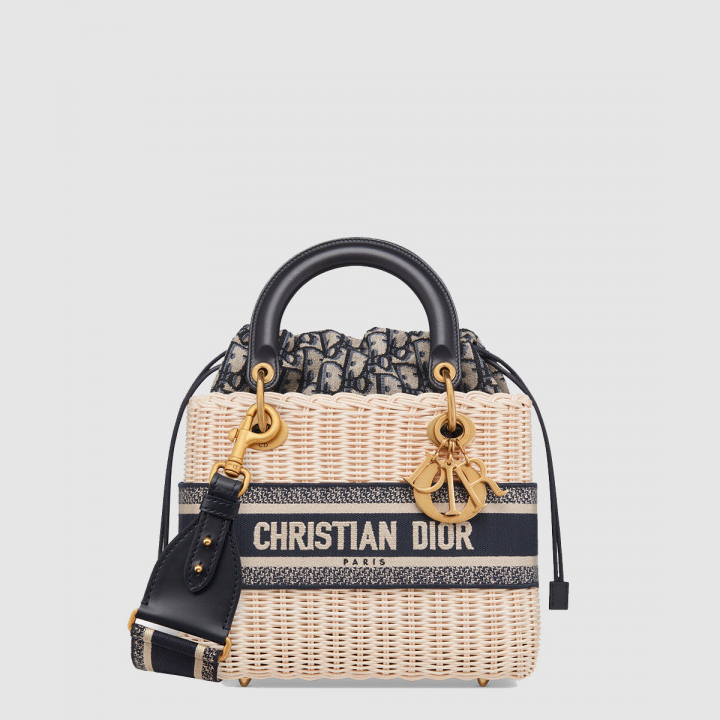 디올 레이디백 디라이트 미듐 M0565