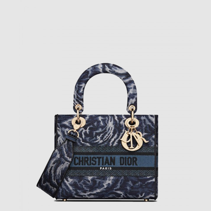 디올 레이디백 디라이트 미듐 M0565