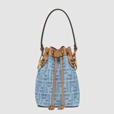 펜디 데님 패브릭 미니백 8BS093