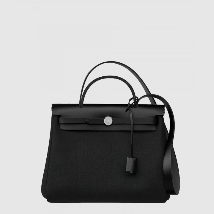 에르메스 에르백31 은장 캔버스 토트 크로스백