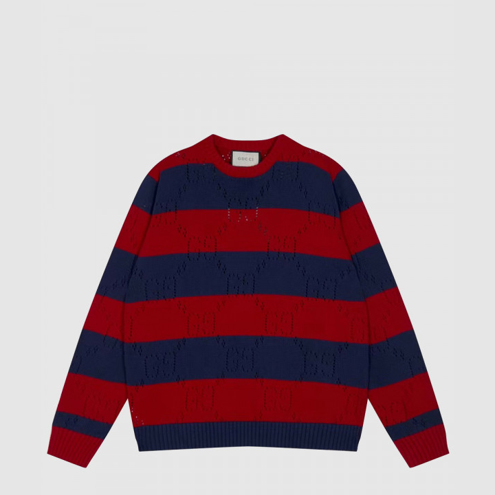 로고 니트 상의