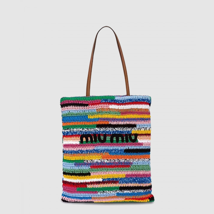 미우미우 코바늘 토트백 5BG248