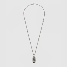 인터로킹 G 플라워 목걸이 753456