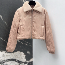 펜디 FF 로고 자카드 램스퍼 다운 재킷