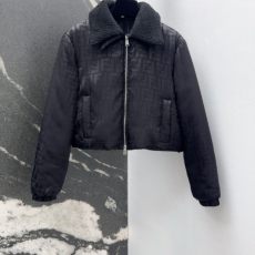 펜디 FF 로고 자카드 램스퍼 다운 재킷