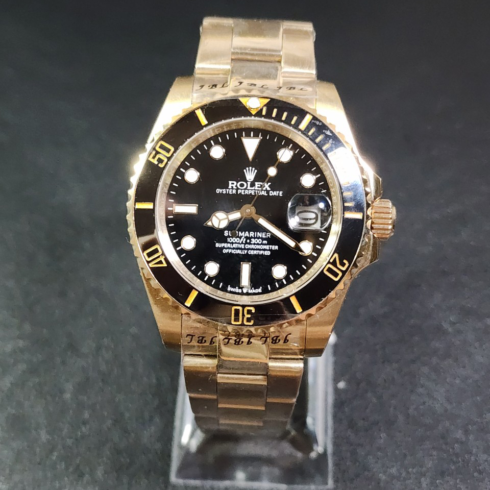 로렉스 서브마리너 골드블랙  41mm