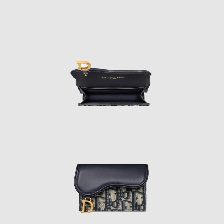 디올 Saddle Bloom 카드 지갑 S5611CNKO