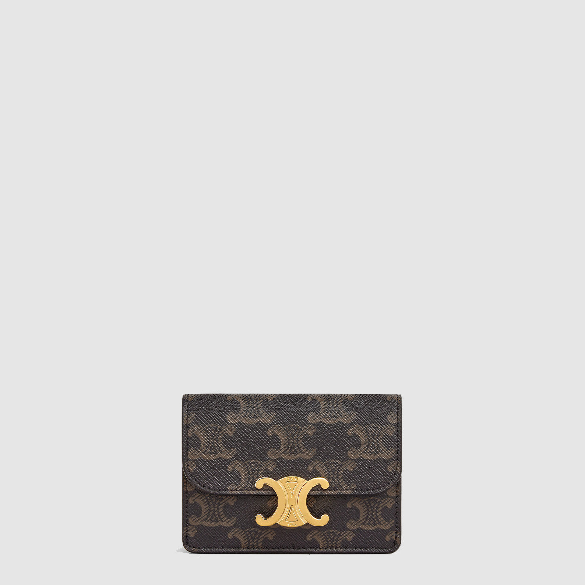 셀린* 트리옹프 플랩 카드 지갑 10I582CPJ