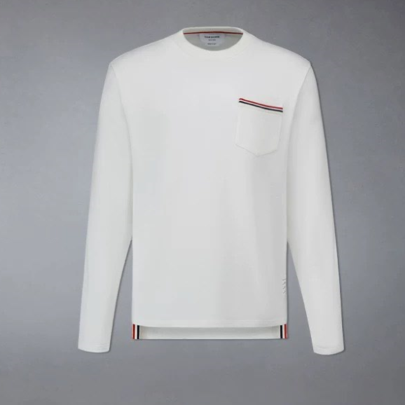 톰브라운 오버사이즈 크루넥 스웨트 티셔츠