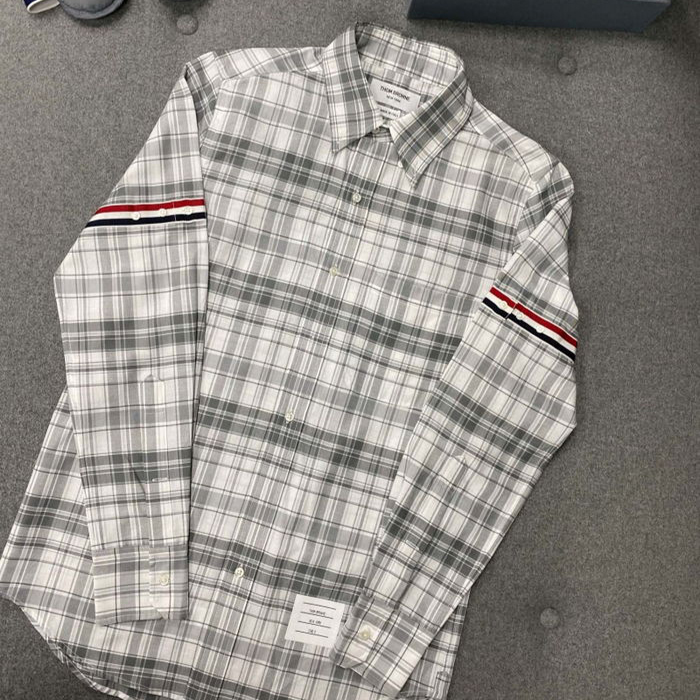 톰브라운 체크 셔츠 (남성용)