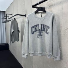 셀린* 2025 트리옴페 아치로고 프린팅 맨투맨 티셔츠 그레이컬러