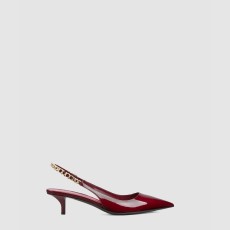 구찌 시뇨리아 슬링백 펌프스 820866