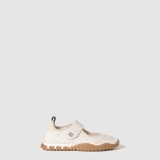 미우미우 타이어 기능성 소재 및 스웨이드 발레리나 5F416E