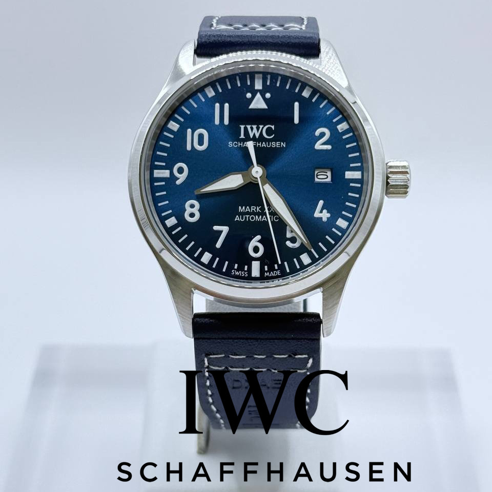 IWC 파일럿 워치마크 블루다이얼 시계 [WC02]