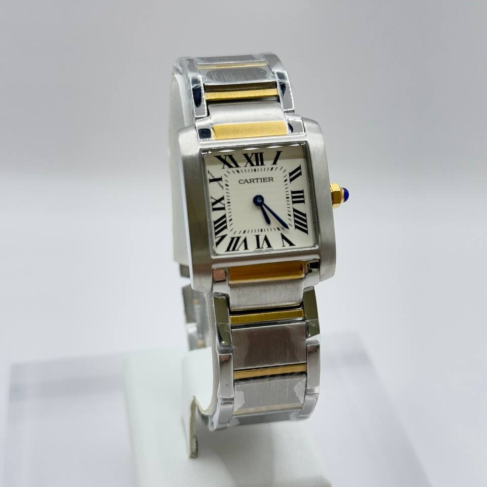 까르띠에 클래식 탱크 프랑세즈 콤비 스몰 CS11