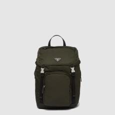 프라다 리나일론 및 사피아노 가죽 백팩 2VZ135
