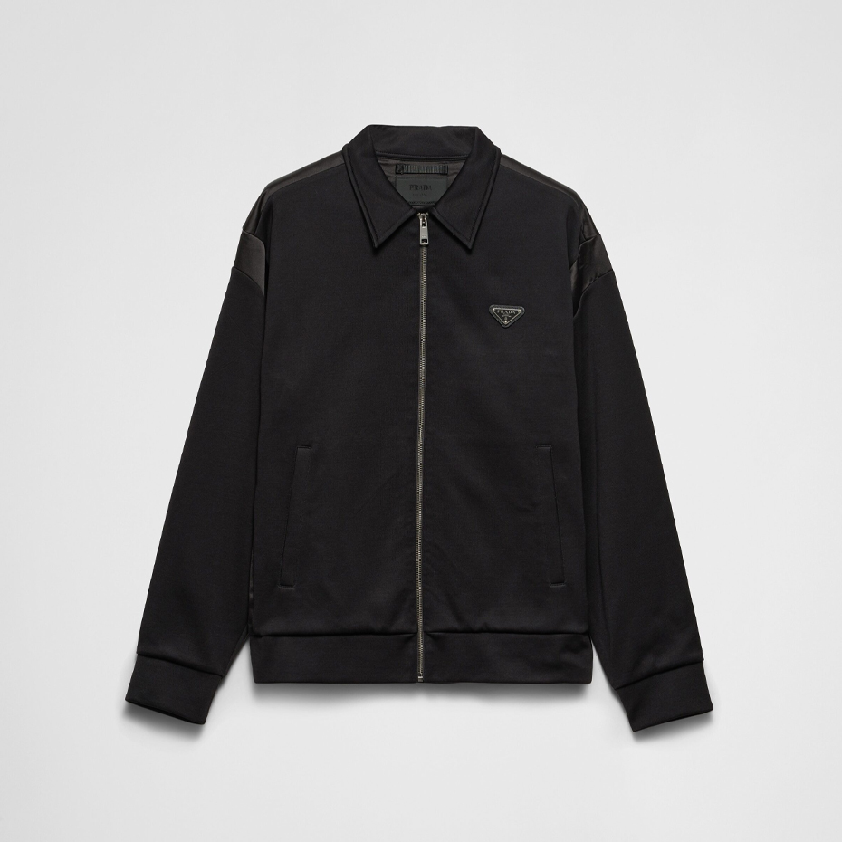 프라다 테크니컬 듀체스 디테일 코튼 가디건 UJL85B