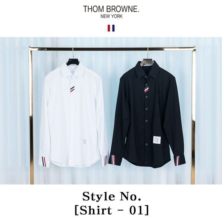 톰브라운 가슴삼선 포인트 Shirt-01